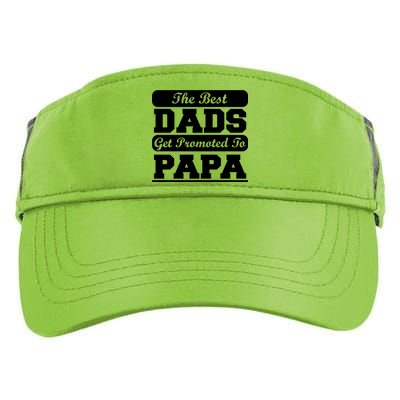 The Best Dads Get Promoted To Papa Adult Drive Performance Visor