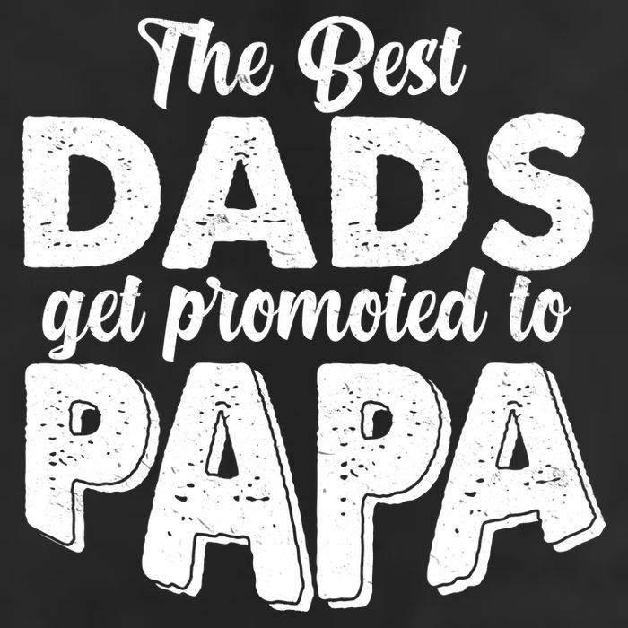 The Best Dads Get Promoted To Papa New Grandfather Golf Towel