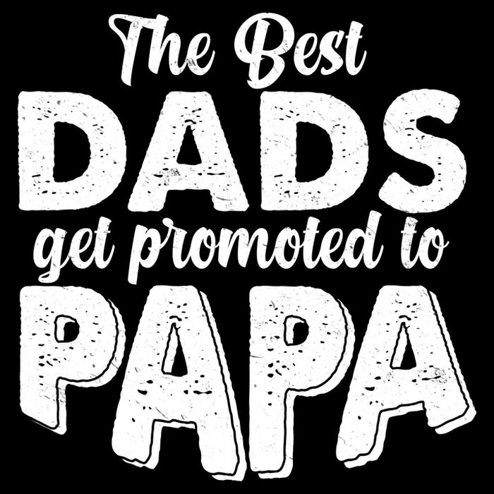 The Best Dads Get Promoted To Papa New Grandfather Wool Snapback Cap
