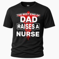 The Best Kind Of Dad Raised A Nurse Cooling Performance Crew T-Shirt
