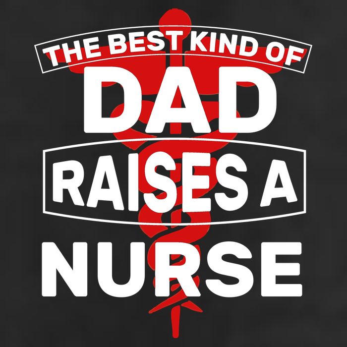 The Best Kind Of Dad Raised A Nurse Golf Towel