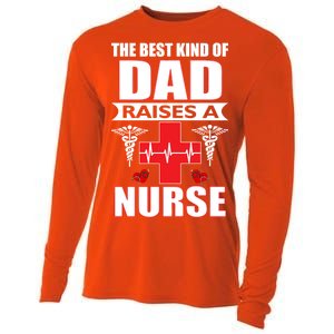 The Best Kind Of Dad Raises A Nurse Cooling Performance Long Sleeve Crew