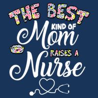 The Best Kind Of Mom Raises A Nurse 7 Panel Mesh Trucker Snapback Hat