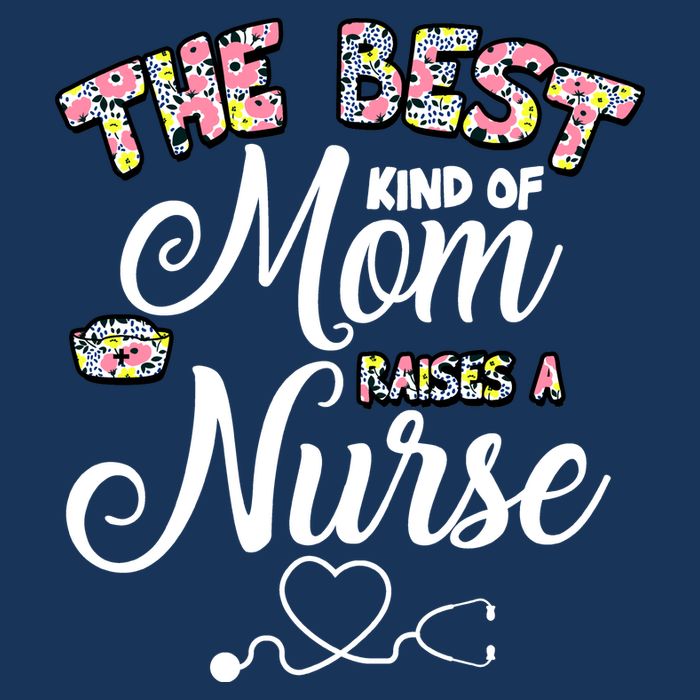 The Best Kind Of Mom Raises A Nurse 7 Panel Mesh Trucker Snapback Hat