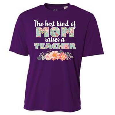 The Best Kind Of Mom Raises A Teacher Cooling Performance Crew T-Shirt