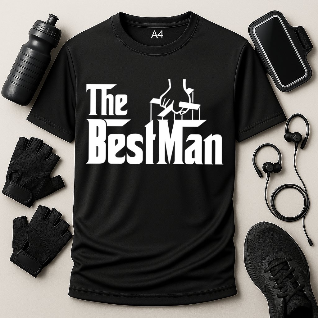 The Best Man Cooling Performance Crew T-Shirt