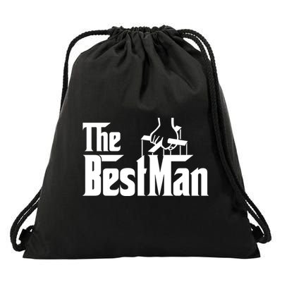 The Best Man Drawstring Bag