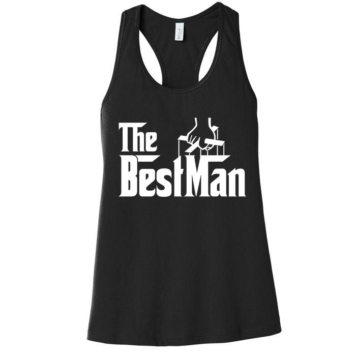 The Best Man Women's Racerback Tank