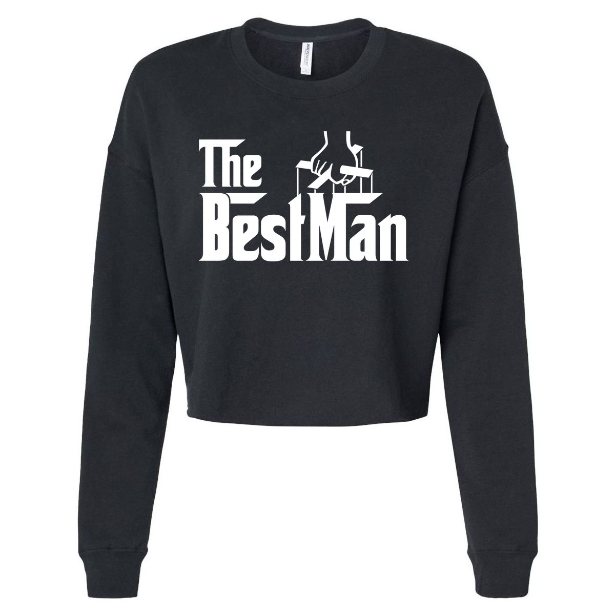 The Best Man Cropped Pullover Crew
