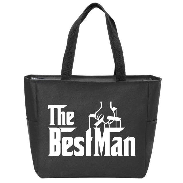 The Best Man Zip Tote Bag