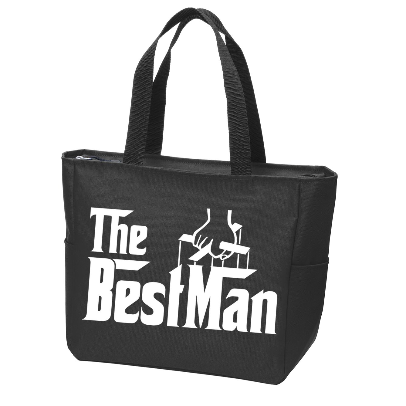 The Best Man Zip Tote Bag