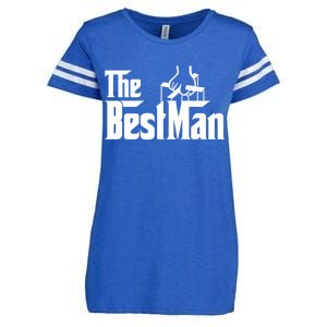 The Best Man Enza Ladies Jersey Football T-Shirt