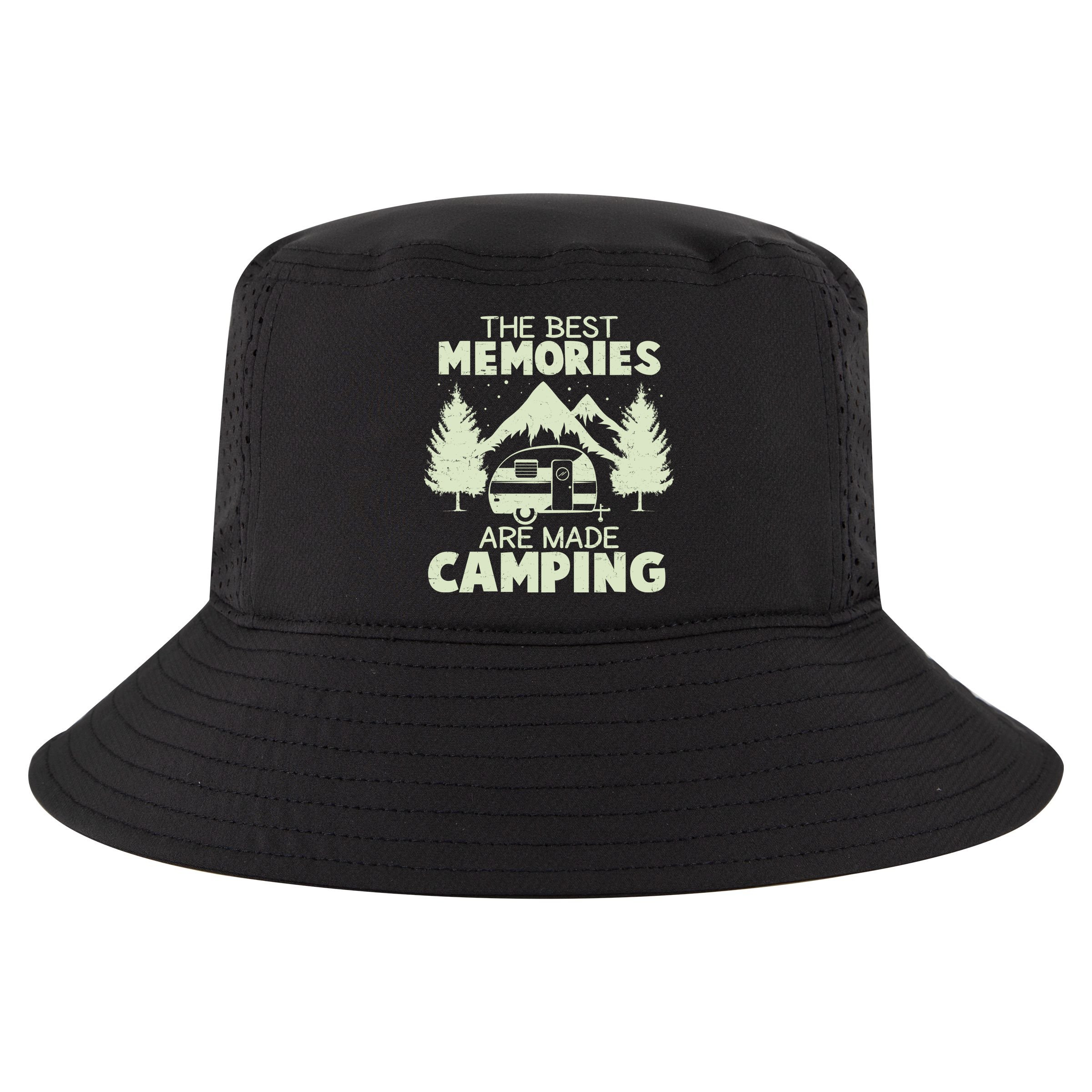 The Best Memories Are Made Camping Cool Comfort Performance Bucket Hat