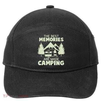 The Best Memories Are Made Camping 7-Panel Snapback Hat