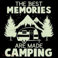 The Best Memories Are Made Camping 7-Panel Snapback Hat