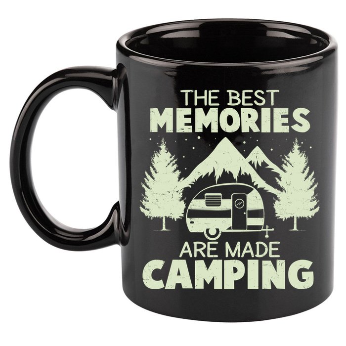 The Best Memories Are Made Camping 11oz C Handle Ceramic Mug