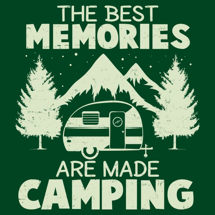 The Best Memories Are Made Camping Apron