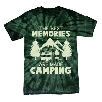 The Best Memories Are Made Camping Tie-Dye T-Shirt