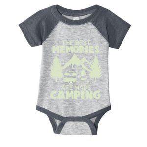 The Best Memories Are Made Camping Infant Baby Jersey Bodysuit