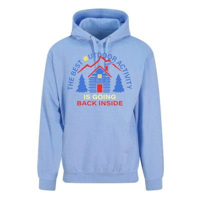 The Best Out Door Activity Is Going Back Inside Unisex Surf Hoodie