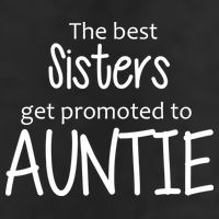 The Best Sisters Get Promoted To Auntie  Adult Drive Performance Visor