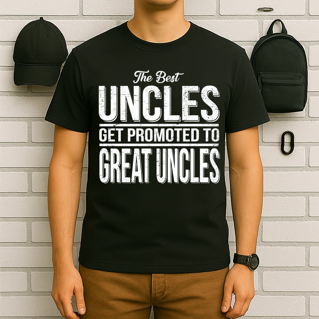 The Best Uncles Get Promoted To Great Uncles T-Shirt