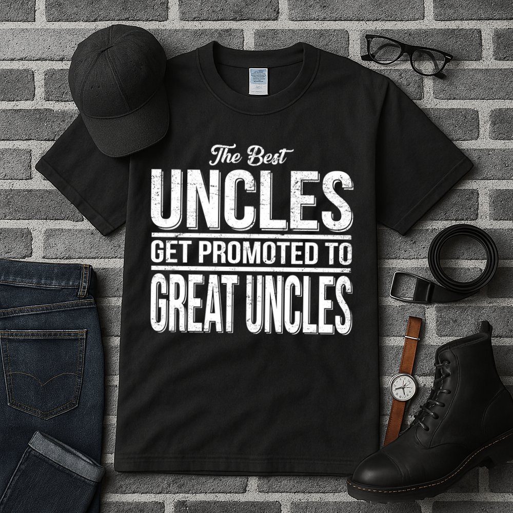 The Best Uncles Get Promoted To Great Uncles Tall T-Shirt