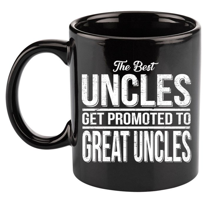 The Best Uncles Get Promoted To Great Uncles 11oz C Handle Ceramic Mug