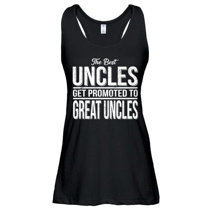 The Best Uncles Get Promoted To Great Uncles Ladies Essential Flowy Tank