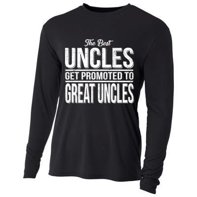 The Best Uncles Get Promoted To Great Uncles Cooling Performance Long Sleeve Crew