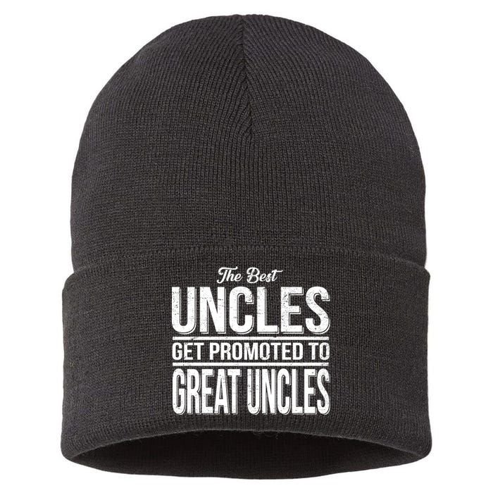The Best Uncles Get Promoted To Great Uncles Sustainable Knit Beanie