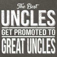 The Best Uncles Get Promoted To Great Uncles Cotton Canvas Backpack