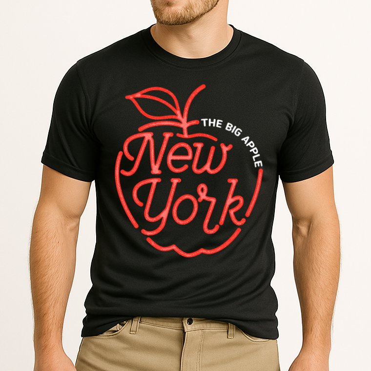 The Big Apple New York Cooling Performance Crew T-Shirt