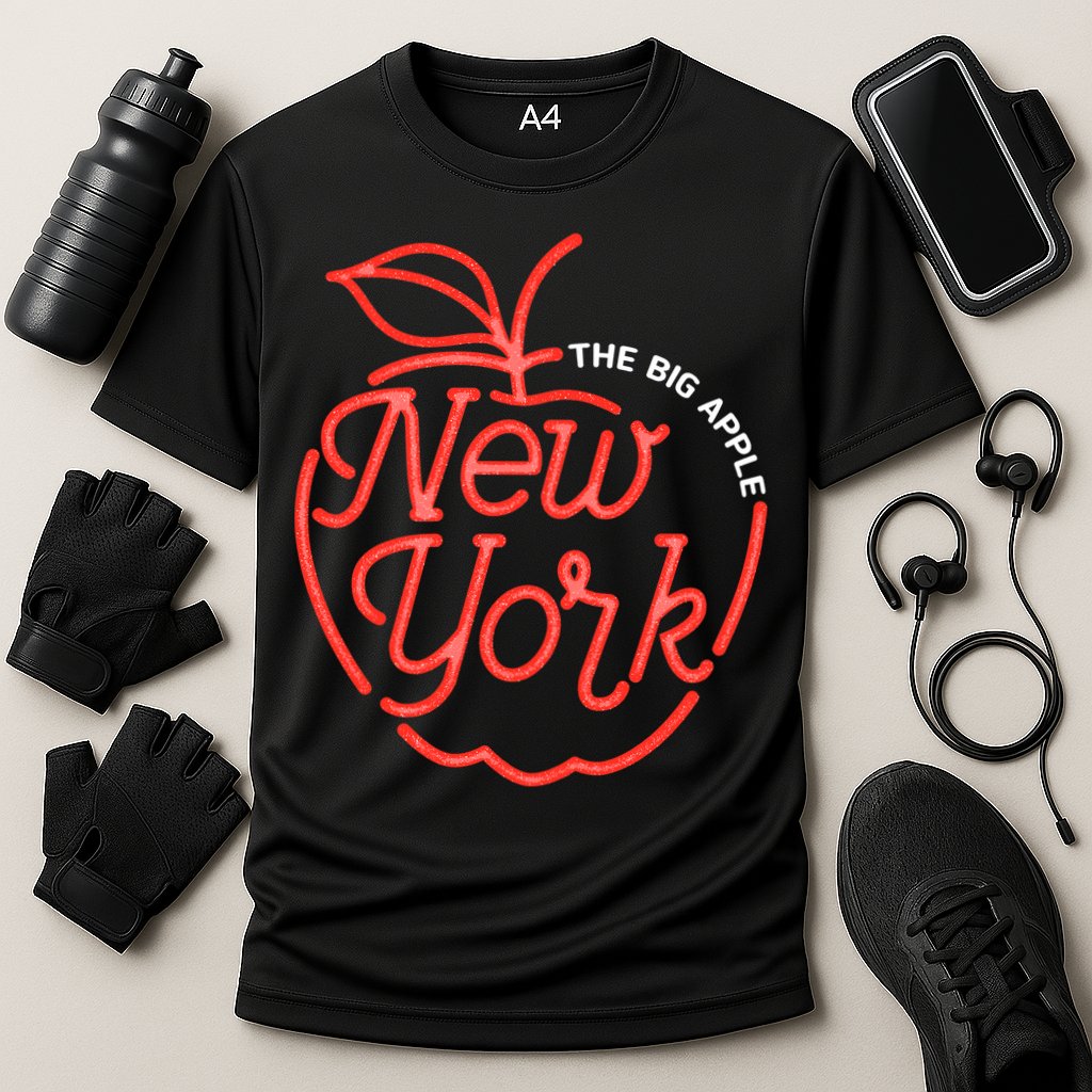 The Big Apple New York Cooling Performance Crew T-Shirt