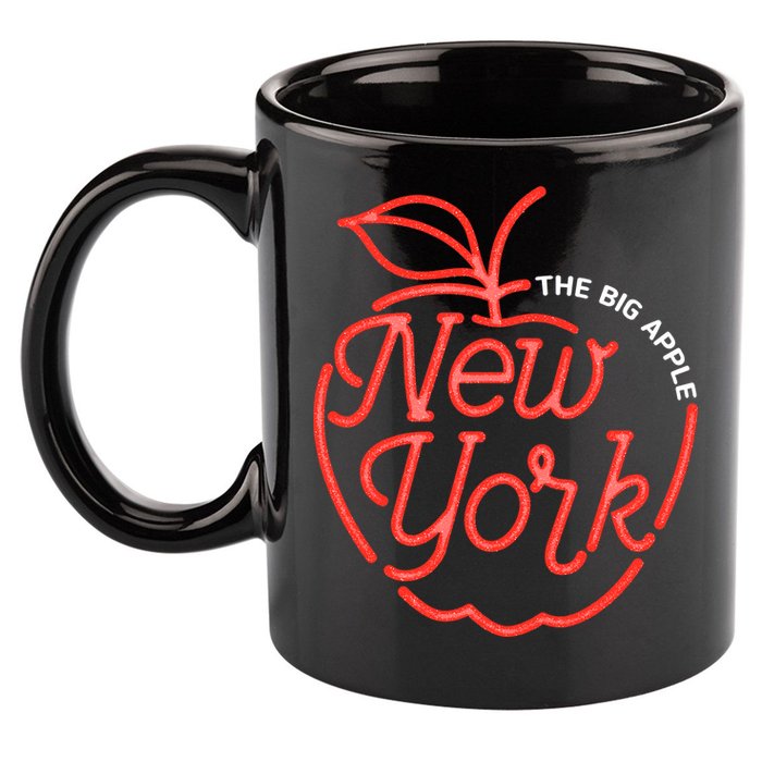 The Big Apple New York 11oz C Handle Ceramic Mug