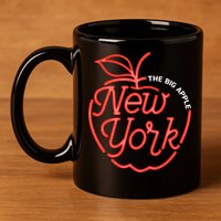 The Big Apple New York 11oz C Handle Ceramic Mug