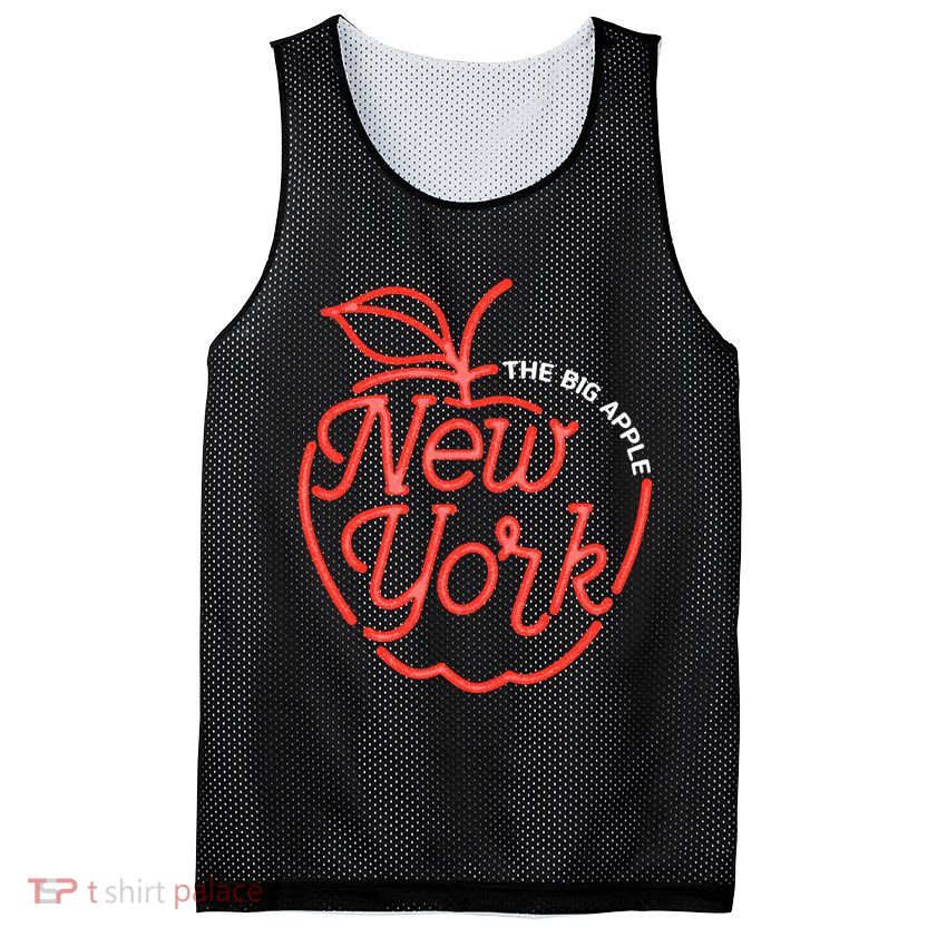 The Big Apple New York Mesh Reversible Basketball Jersey Tank