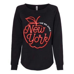 The Big Apple New York Womens California Wash Sweatshirt