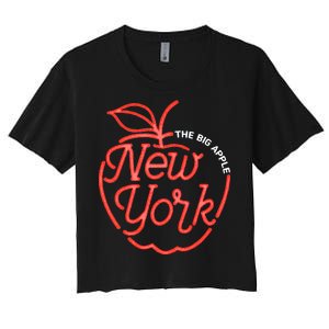 The Big Apple New York Women's Crop Top Tee