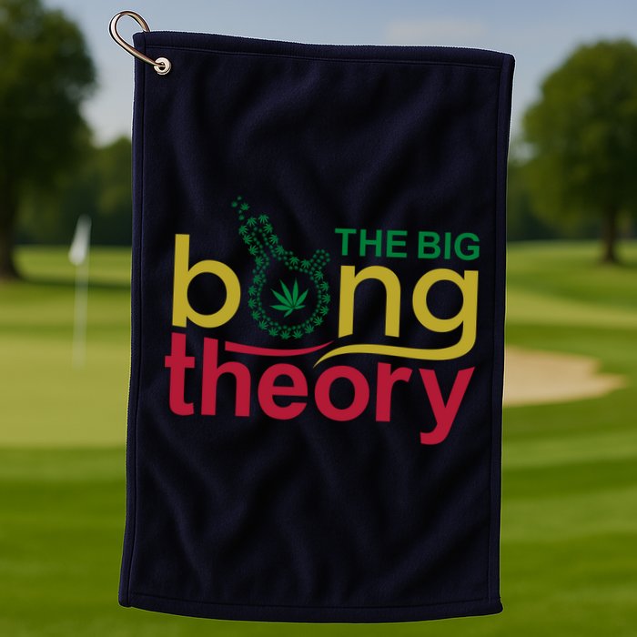 The Big Bong Theory Funny Golf Towel