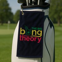 The Big Bong Theory Funny Golf Towel