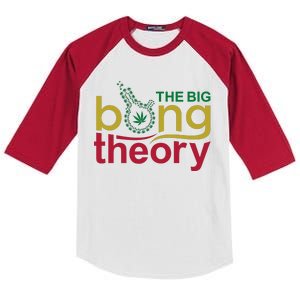 The Big Bong Theory Funny Kids Colorblock Raglan Jersey