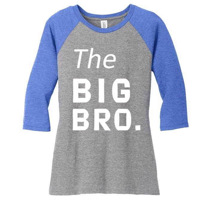 The Big Brother Women's Tri-Blend 3/4-Sleeve Raglan Shirt