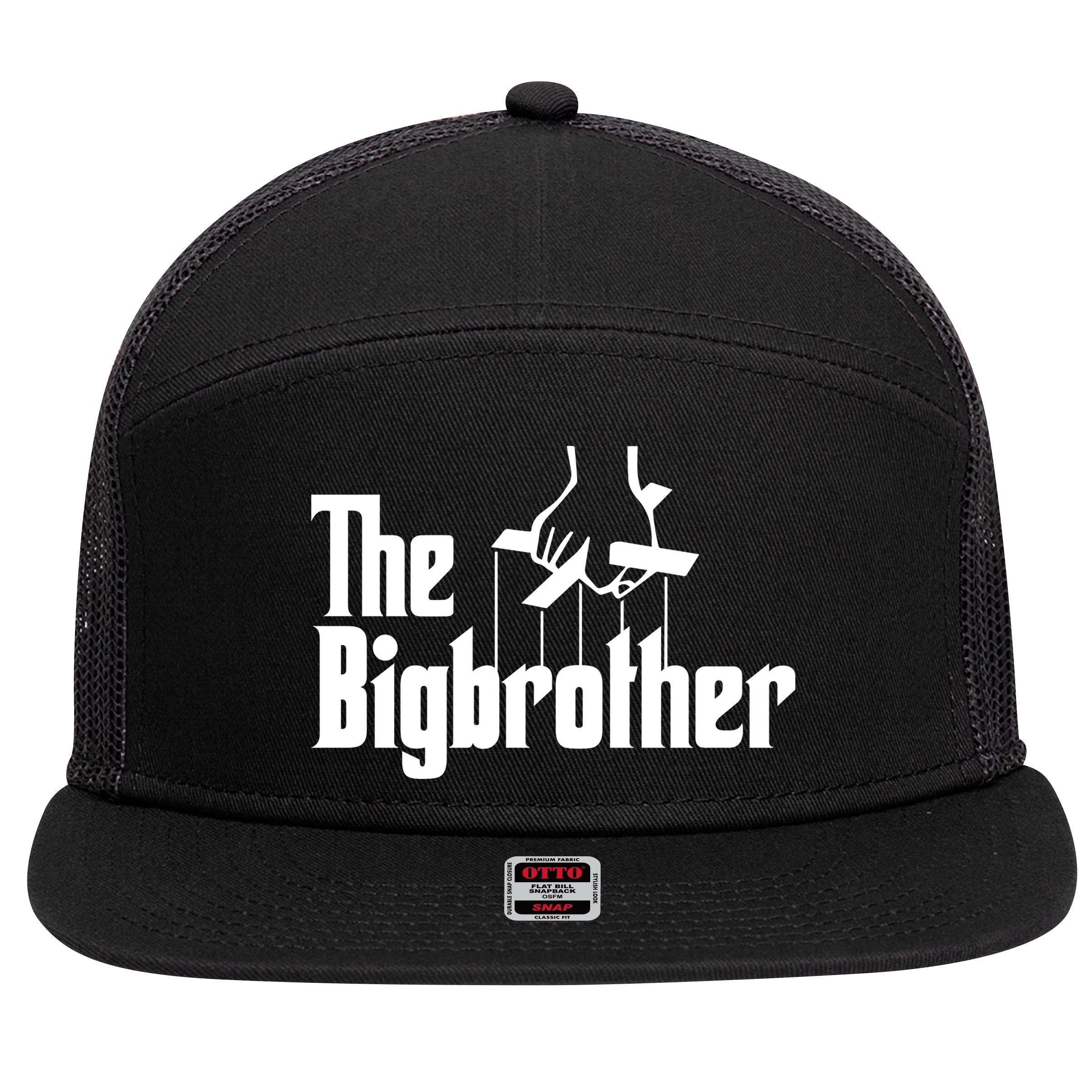 The Bigbrother 7 Panel Mesh Trucker Snapback Hat