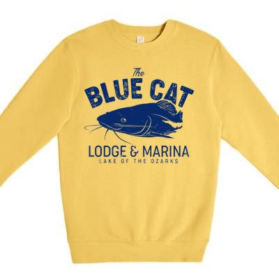 The Blue Cat Lodge & Marina Premium Crewneck Sweatshirt