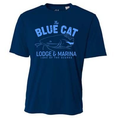 The Blue Cat Lodge & Marina Cooling Performance Crew T-Shirt