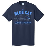 The Blue Cat Lodge & Marina Tall T-Shirt