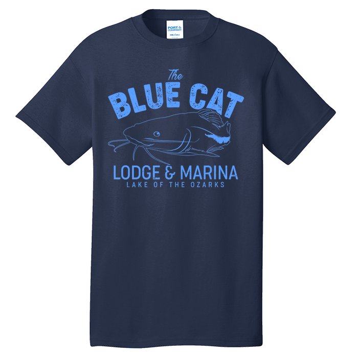 The Blue Cat Lodge & Marina Tall T-Shirt