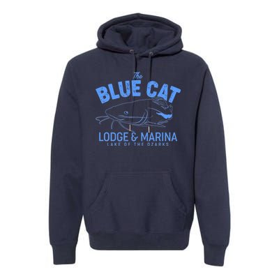 The Blue Cat Lodge & Marina Premium Hoodie