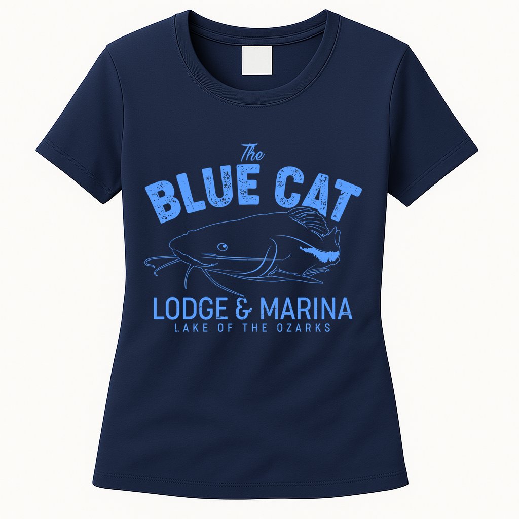 The Blue Cat Lodge & Marina Womens T-Shirt